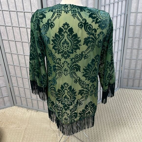 Forever 21 Open Front Floral Kimono, Women’s Size Small - Picture 2 of 5